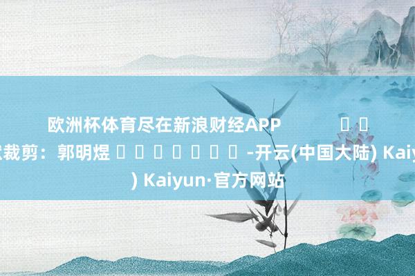 欧洲杯体育尽在新浪财经APP            						包袱裁剪：郭明煜 							-开云(中国大陆) Kaiyun·官方网站
