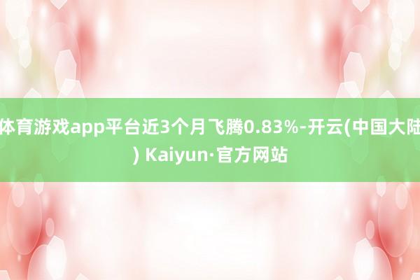 体育游戏app平台近3个月飞腾0.83%-开云(中国大陆) Kaiyun·官方网站